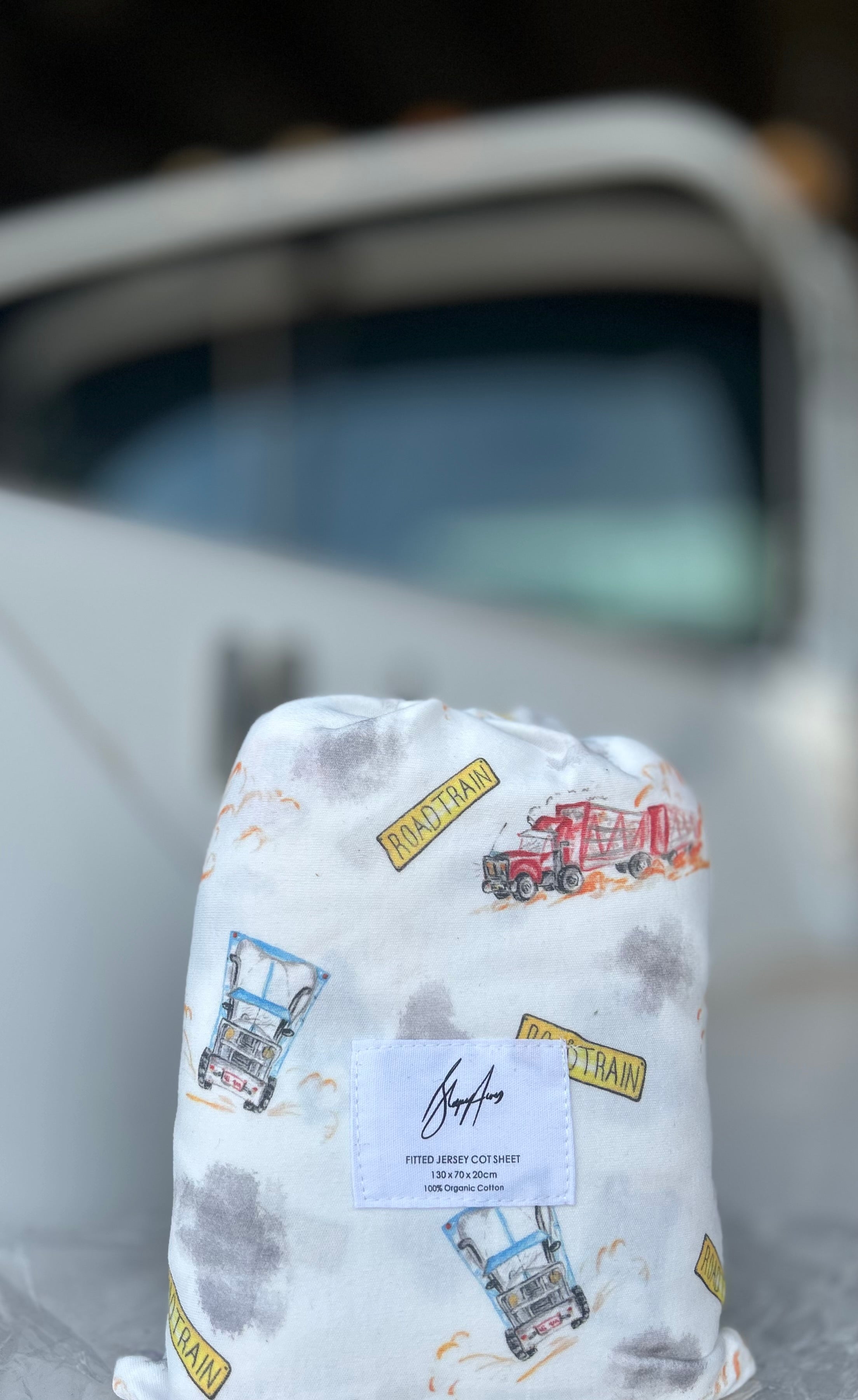 Roadtrain Fitted Cot Sheet